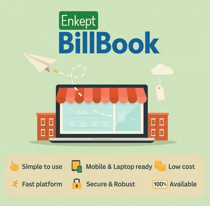 Login to Enkept BillBook & enjoy the best GST billing software